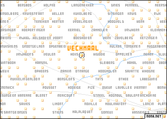 map of Vechmaal