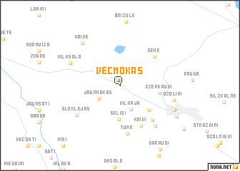 map of Vecmokas