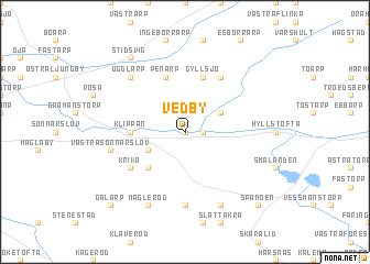 map of Vedby