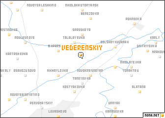 map of Vederenskiy