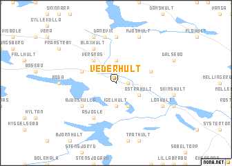 map of Vederhult