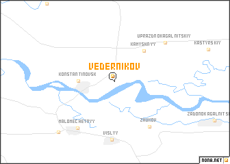 map of Vedernikov