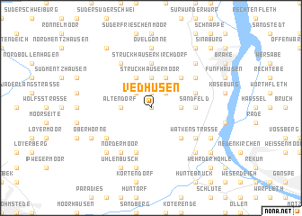 map of Vedhusen