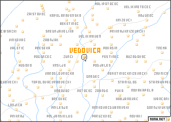 map of Vedovica