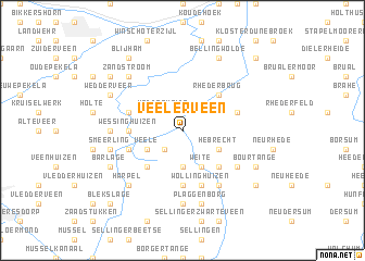 map of Veelerveen
