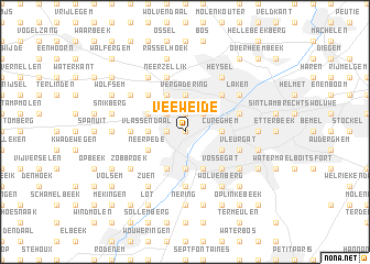 map of Veeweide