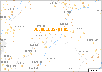 map of Vega de Los Patios