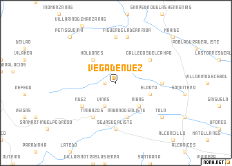 map of Vega de Nuez