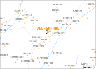 map of Vega Grande