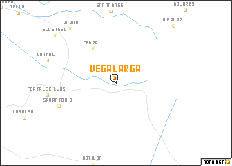 map of Vegalarga