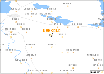 map of Vehkala