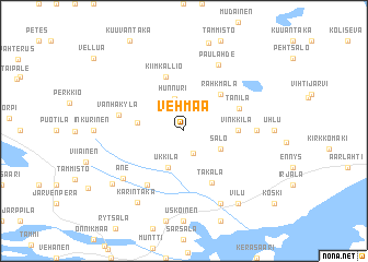 map of Vehmaa