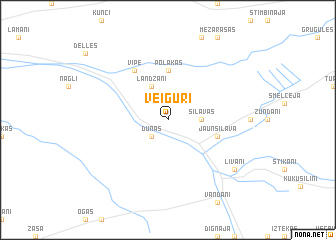 map of Veiguri