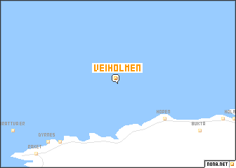 map of Veiholmen