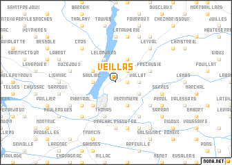 map of Veillas
