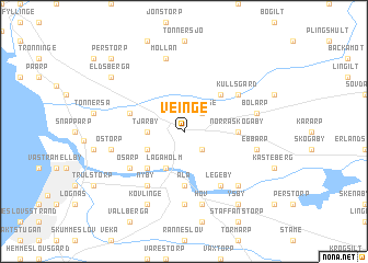 map of Veinge