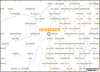 map of Veira do Río