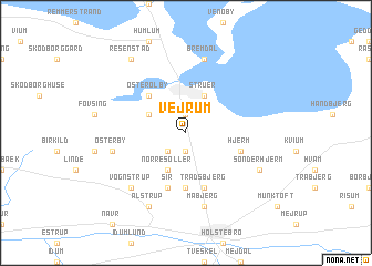 map of Vejrum