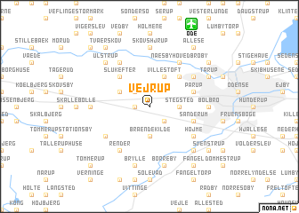 map of Vejrup