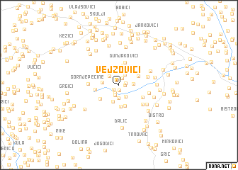 map of Vejzovići