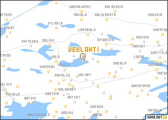 map of Veklahti