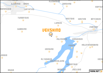 map of Vekshino