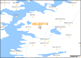 map of Velaatta