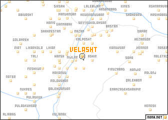 map of Velasht