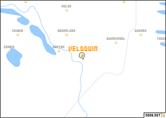 map of Veldduin
