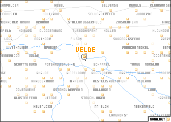 map of Velde