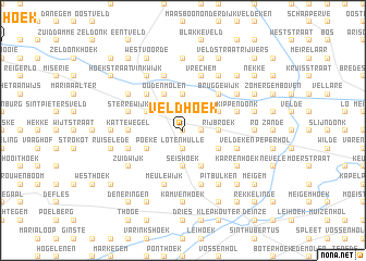 map of Veldhoek