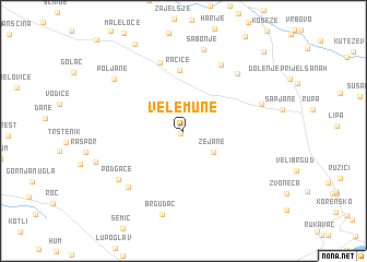 map of Vele Mune