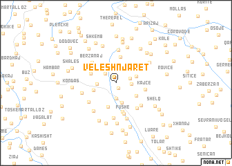 map of Veleshnjaret