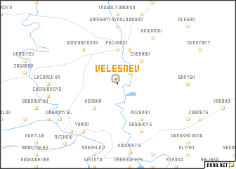 map of Velesnev