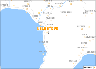 map of Velestovo