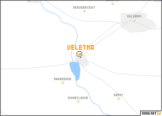 map of Velet\