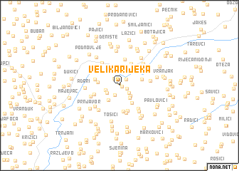 map of Velika Rijeka