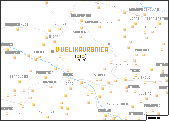 map of Velika Vrbnica