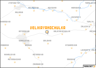 map of Velikaya Mochulka