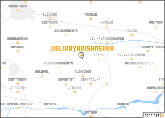 map of Velikaya Rishnëvka