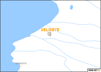 map of Velikaya