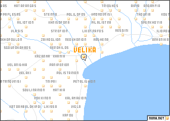 map of Velíka
