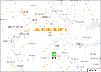 map of Veliki Belaćevac