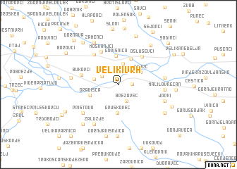 map of Veliki Vrh