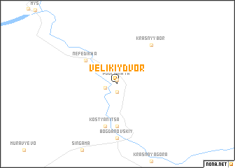 map of Velikiy Dvor