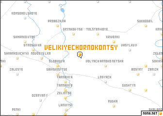 map of Velikiye Chornokonʼtsy