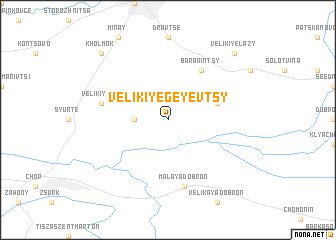 map of Velikiye Geyevtsy