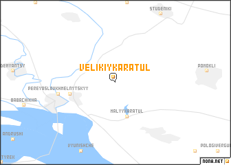 map of Velikiy Karatulʼ