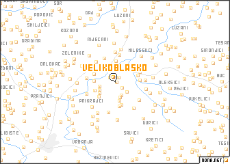 map of Veliko Blaško