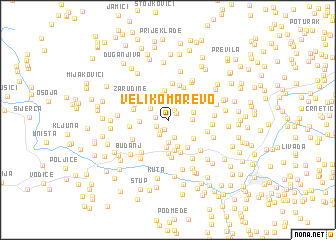 map of Veliko Marevo